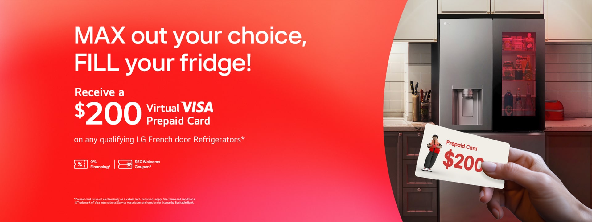MAX out your choice, FILL your fridge!